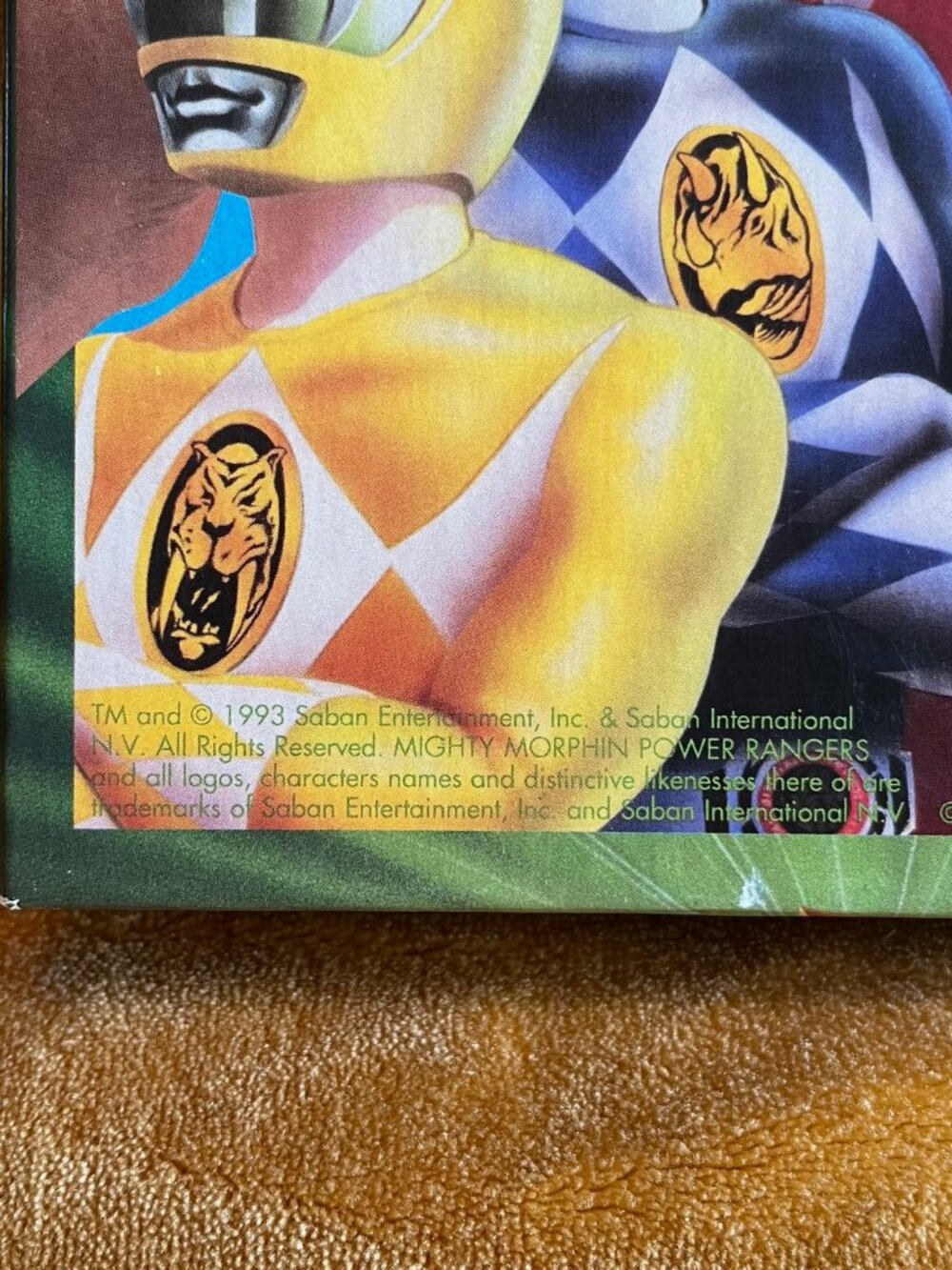VTG 1993 Mighty Morphin Power Rangers Colorforms Play Set #779 Incomplete - Picture 4 of 9